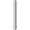 Barrier bollard | Steel tube  152 x 3.2 mm | stationary | for setting in concrete | hot-dip galvanized | total length: 1200 mm | with steel cap for bolting